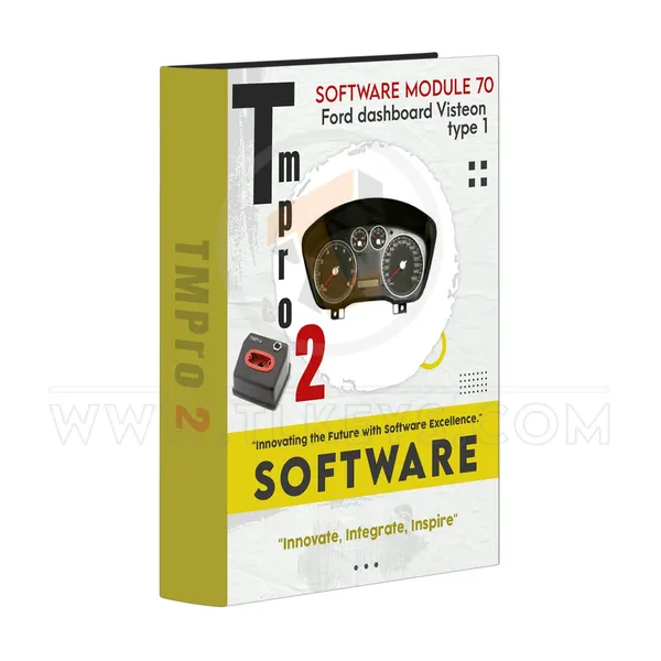 TMPRO Tmpro 2 Tmpro 2 Software module 70 – Ford dashboard Visteon type
