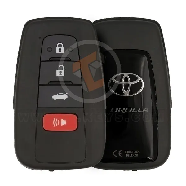 Genuine Toyota Corolla Smart Proximity 2018 2022 433MHz 4 Buttons Remote Type Smart Proximity