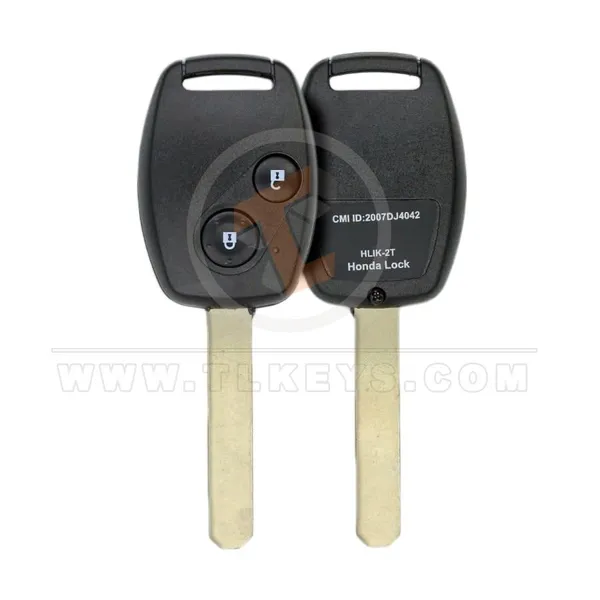  Honda Accord Head Key Remote 2008 2012 P/N: 72147-TAO-W2 433MHz Remote Type Head Key Remote