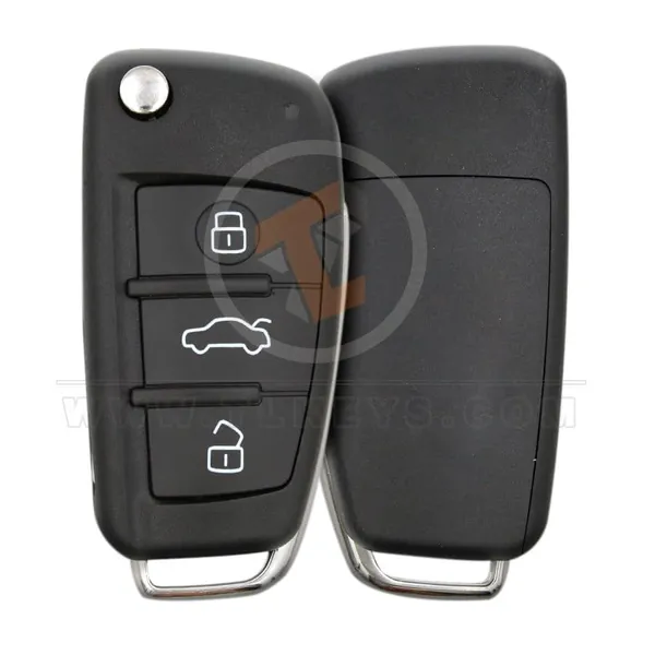 Audi Q7 A6L Normal Flip Key Remote 2006 P/N: 4F0837220R 868MHz Frequency 868MHz