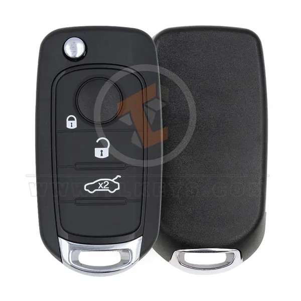 FIAT 500X Flip Key Remote 433MHz 3 Buttons Remote Type Flip Key Remote