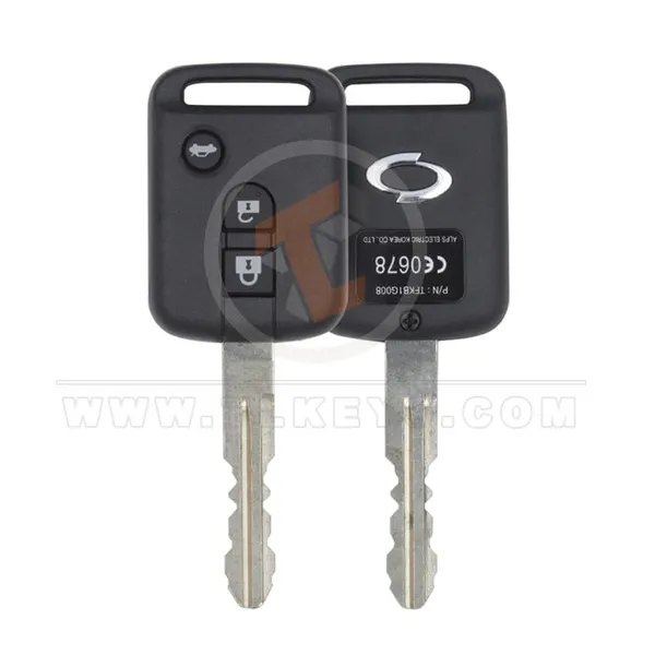 TFKB1G008 Refurbished Renault Head Key Remote Remote Type Head Key Remote