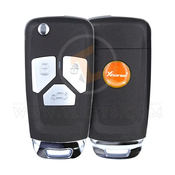 XHORSE VVDI KEY TOOL VVDI2 WIRED FLIP REMOTE 3 BUTTONS AUDI TYPE XKAU01EN-SAUDI ARABIA BRANCH Xhorse Remotes