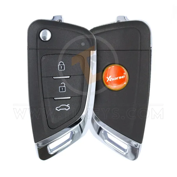 Xhorse XKKF03EN Wired Flip Remote Key 3 Buttons Xhorse Remote Type Wired Remote