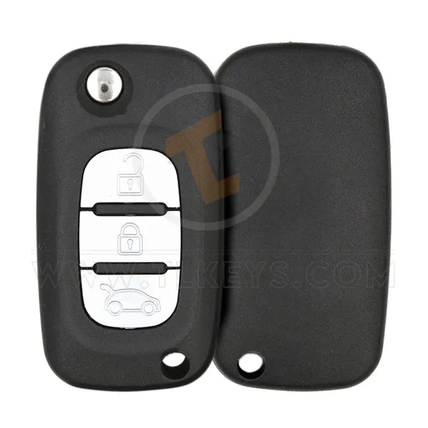 Renault Fluence MEGANE 3 Flip Key Remote 2009 2016 433MHz 3 Buttons Remote Type Flip Key Remote