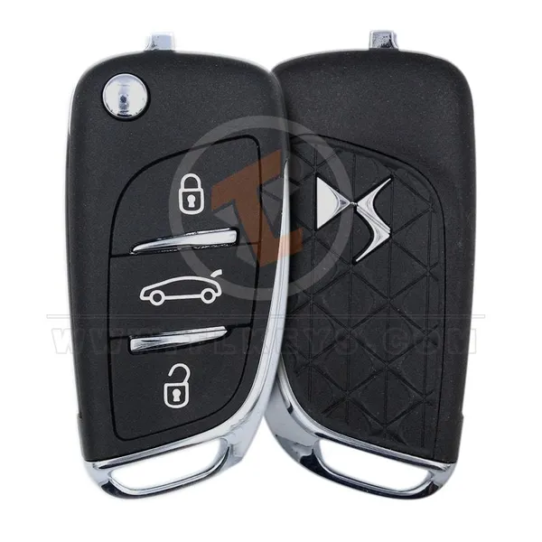 Citroen C4 C-Elysee Flip Key Remote 2004 434MHz 3 Buttons Remote Type Flip Key Remote