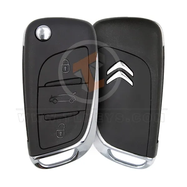 Original Citroen C4 C-Elysee Flip Key Remote 2010 2013 P/N: 5FA010 354-20 Remote Type Flip Key Remote