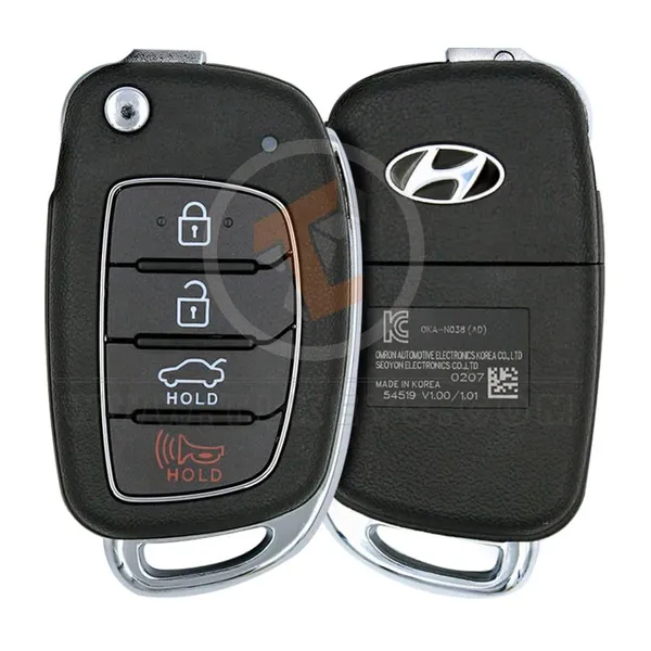 Genuine Hyundai Elantra Flip Key Remote 2017 2018 P/N: 95430-F2000 Remote Type Flip Key Remote
