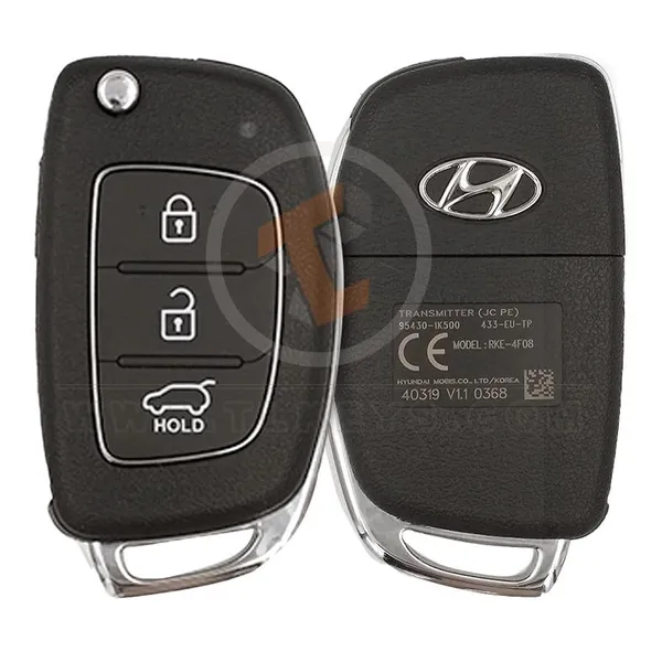 Refurbished Hyundai IX20 Flip Key Remote 2016 2019 P/N: 95430-1K500 Remote Type Flip Key Remote