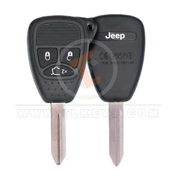 Genuine Jeep Liberty Head Key Remote 2008 2013 P/N: 68029835AA 433MHz Remote Type Head Key Remote