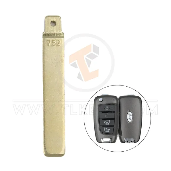 Hyundai Santa Fe 2018 Flip Insert Key Blade 81996-S1000 Aftermarket Status Aftermarket