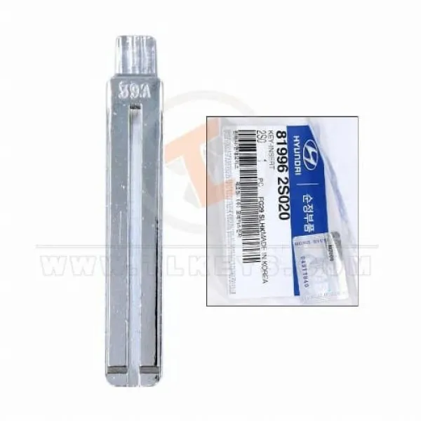 Genuine Hyundai Sonata 2013 Flip Insert Key Blade 81996-2S020 Blade Type Flip Key Blade