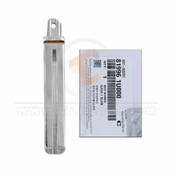 Genuine KIA Sorento 2013 81996-1U000 Insert Key Blade Blade Type Key Blade