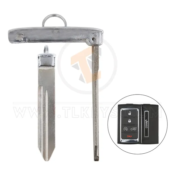 Jeep Wagooner 2021 Emergency Key Blade for Smart Key Remote Aftermarket Brand Emergency Keys