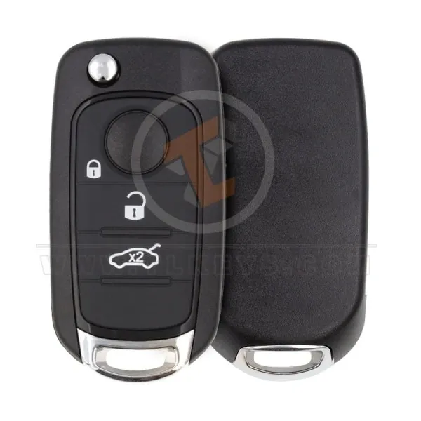 Fiat EGEA Flip Key Remote Shell 3 Buttons SIP22 AM Buttons 2