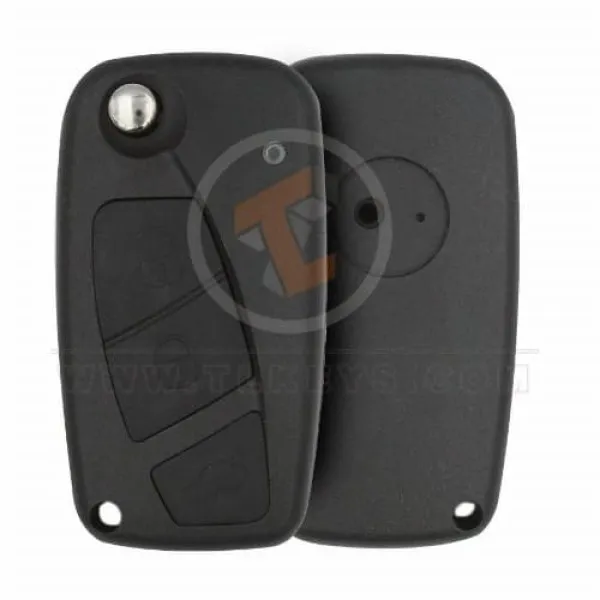 Fiat Fiorino Flip Remote Shell 3 Buttons Remote Type Fobik