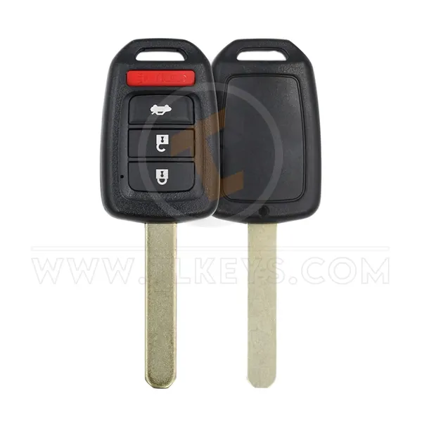 Honda Civic 2012-2015 Head Key Remote Shell 4 Buttons Status Aftermarket