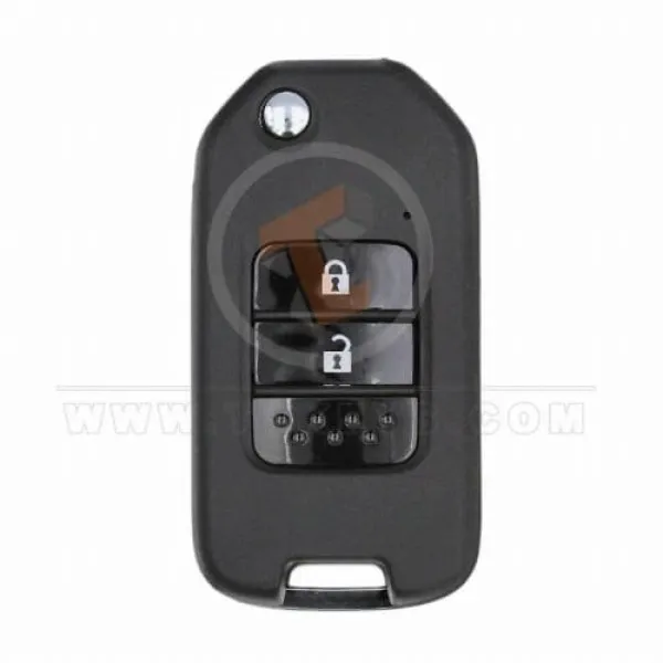 Honda Flip Key Remote Shell 2 Buttons Aftermarket Brand Emergency Key/blade Included