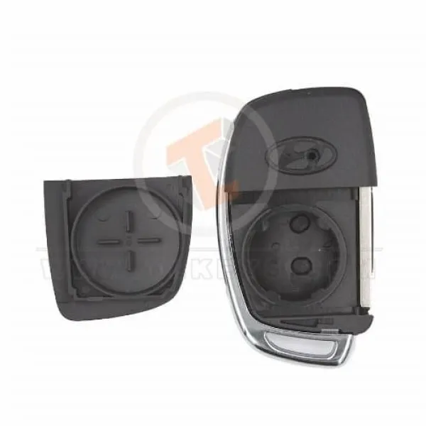 Hyundai 2014-2019 Flip Remote Shell 3 Buttons SUV Trunk HYN17R Blade Emergency Key/blade Included