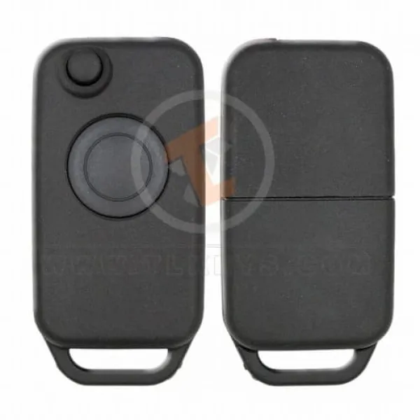 Mercedes Flip Key Remote Shell HU64 Blade AFTERMARKET BRAND Buttons 2