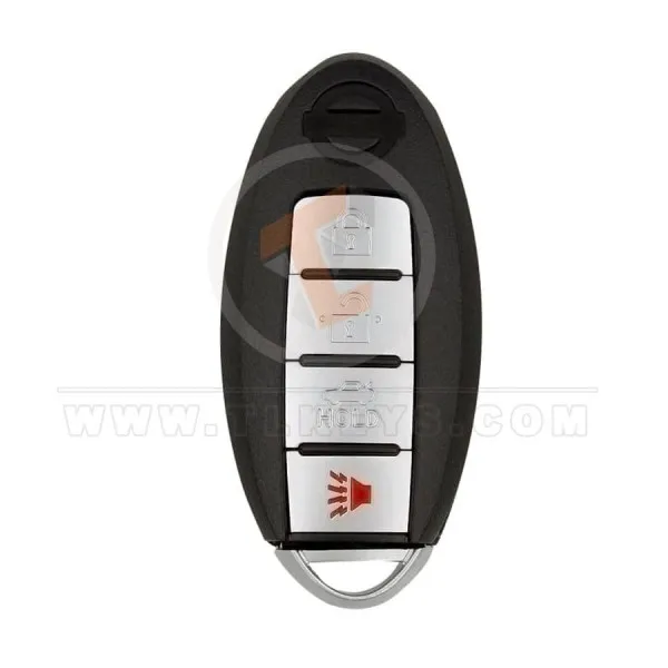 Nissan Smart Key Remote Shell 4 Buttons Left Battery Type Emergency Key/blade Included