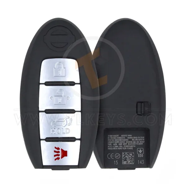 Nissan Armada 2008-2012 Smart Key Remote Shell 4 Buttons Panic Button Yes
