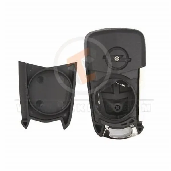 Opel Old Model 2006-2016 Flip Key Remote Shell 2 Buttons HU100 Emergency Key/blade Included
