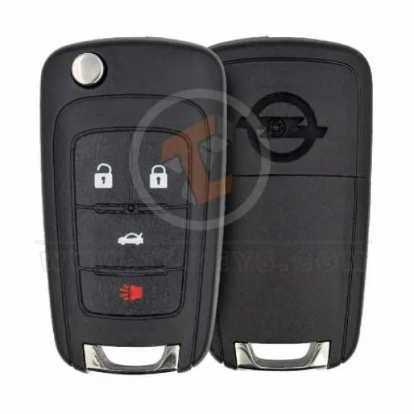 opel 2012-2015 flip key remote shell 4 buttons Battery Type CR2025