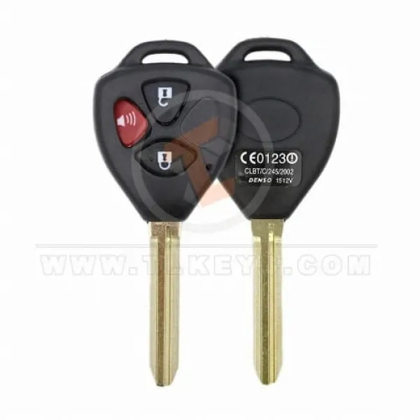 Toyota 2010-2016 Head Key Remote Shell 3 Buttons Buttons 2