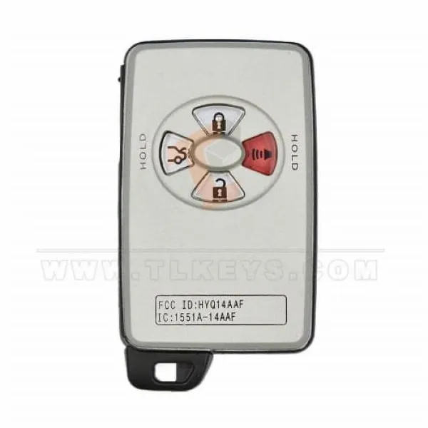 Toyota Avalon 2005 Smart Key Remote Shell 4 Buttons Aftermarket Brand Panic Button Yes