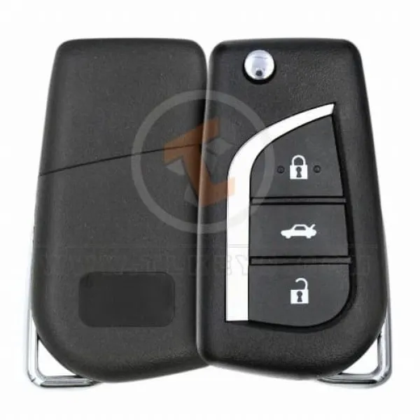 Toyota Corolla 2016-2020 Flip Key Remote Shell 3 Buttons T Buttons 2