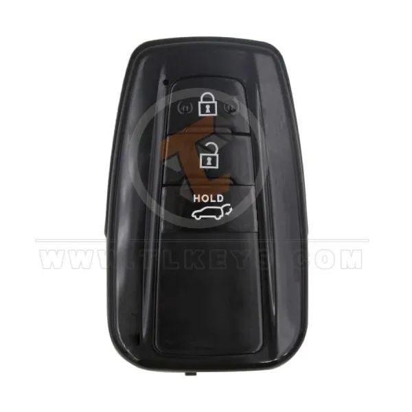 Toyota Remote Shell 3 Buttons SUV Trunk With Mirror Painted Emergency Key/blade Included