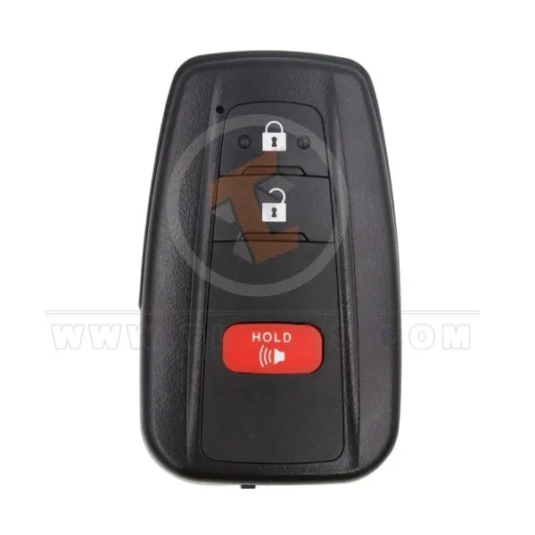Toyota Remote Shell 2+1 Buttons With Matt Painted Aftermarket Brand Panic Button Yes
