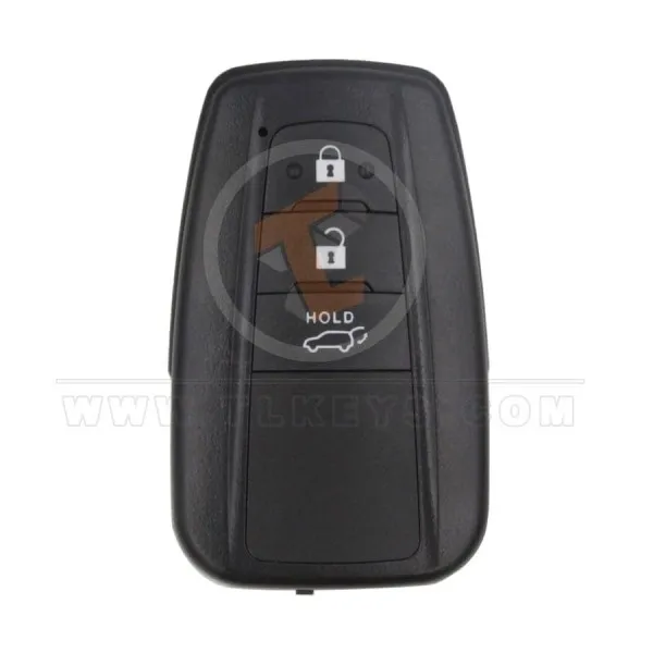 Toyota Smart Key Shell 3 Buttons SUV Trunk With Matt Painted Panic Button No
