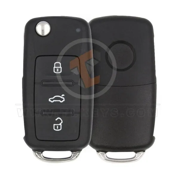 volkswagen 2002-2005 flip remote shell 4 buttons Remote Type FBS4