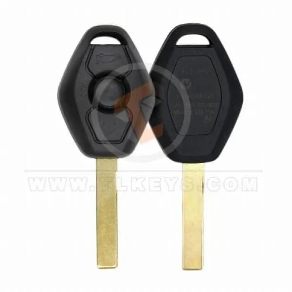 BMW X5 Remote Key Shell 3 Buttons HU92 Blade Buttons 2