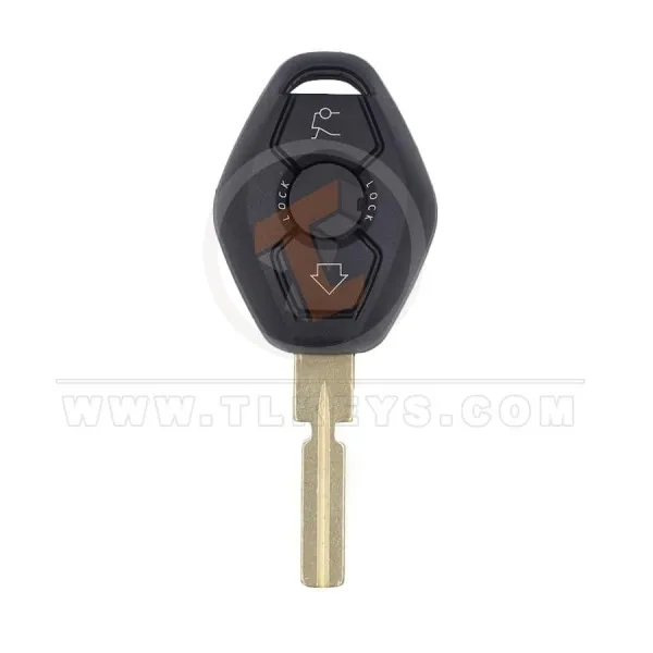 BMW 1995-2002 Head Key Remote Shell 3 Buttons 4 Truck Blade HU58 Panic Button No