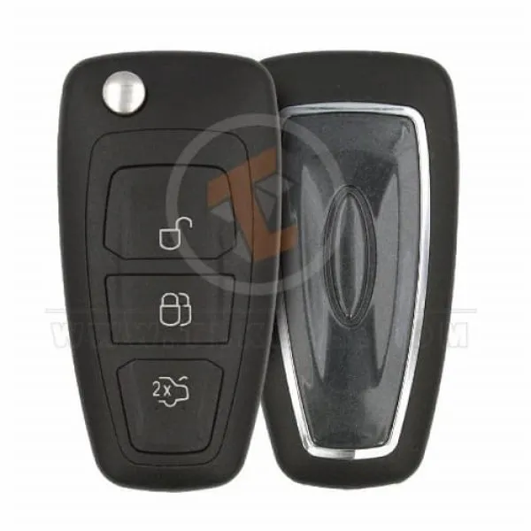 Ford Focus Fiesta Flip Key Remote Shell 3 buttons Aftermarke Remote Type Fobik