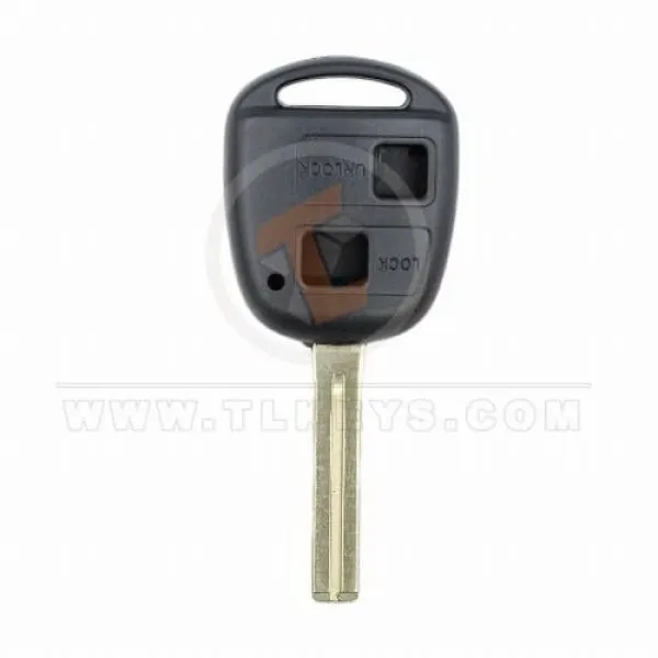 Lexus 2006-2011 Head Key Remote Shell 2 Buttons Short Blade Panic Button No