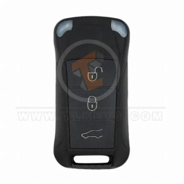 Porsche Cayenne 2006-2011 Flip Key Remote Shell 3 Buttons Emergency Key/blade Included
