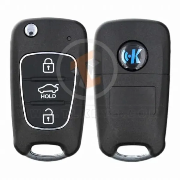 KeyDiy KD Flip Key Remote 3 Buttons Hyundai Kia Type B04 Status Aftermarket
