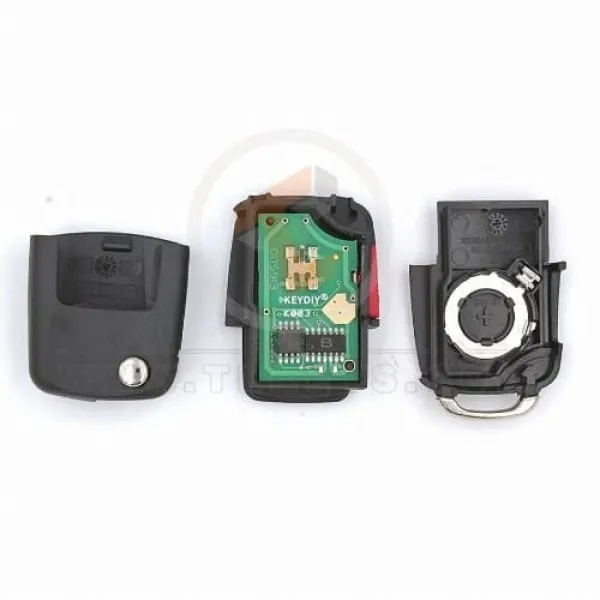 KeyDiy KD Flip Key Remote 3 Buttons Volkswagen Skoda Seat Type B01-2+1 KeyDiy Remote Type B Series