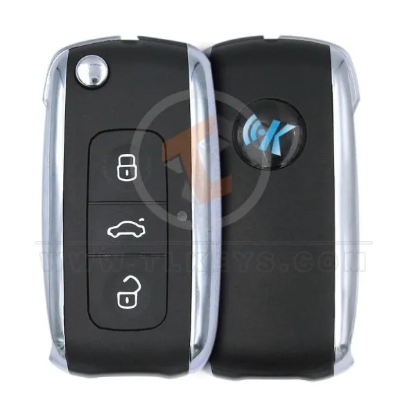 KeyDiy KD Flip Key Remote Bentley Type B03 - Technolock Battery Type CR2025
