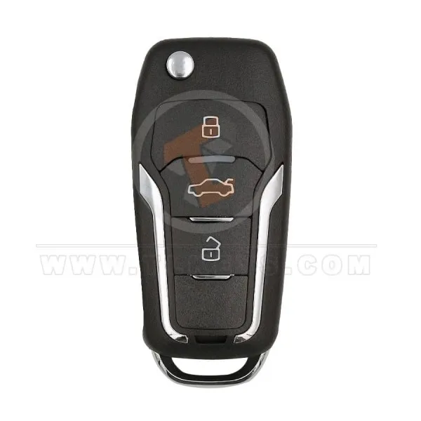 KeyDiy KD Universal Flip Key Remote 3 Buttons For Ford Type NB12-3 KeyDiy Remote Type NB Wireless Series