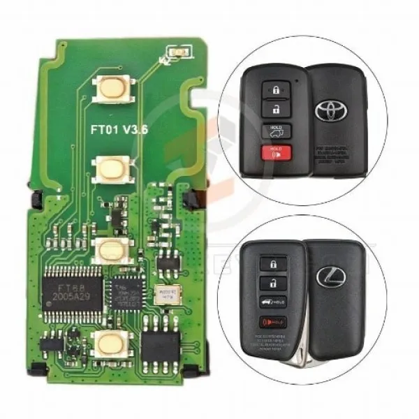 Lonsdor Toyota High Lander Lexus IS 2013-2018 Smart Key Board Buttons 4