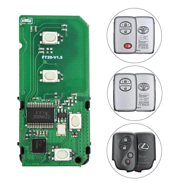 Lonsdor Toyota Land Cruiser 2008-2015 Smart Board PCB A433D Battery Type CR2025