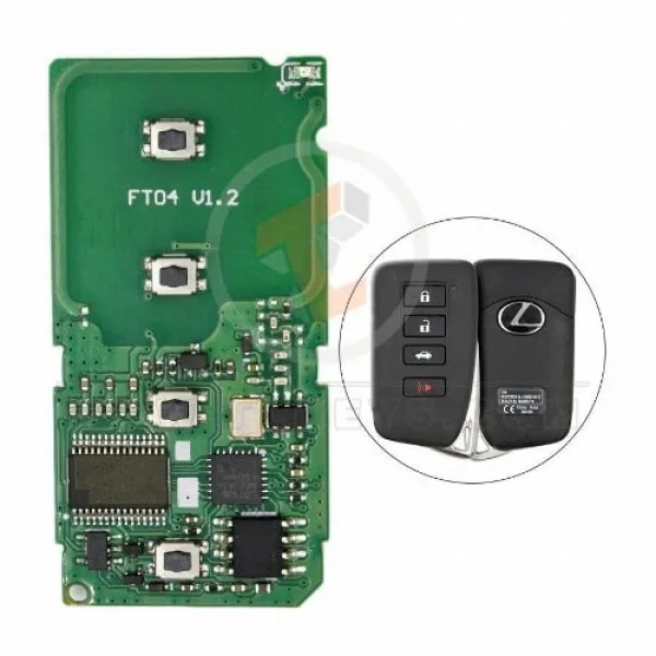 Lonsdor Toyota Land Cruiser 2016-2017 Smart Key Board 4 Buttons 433MHz Status Genuine