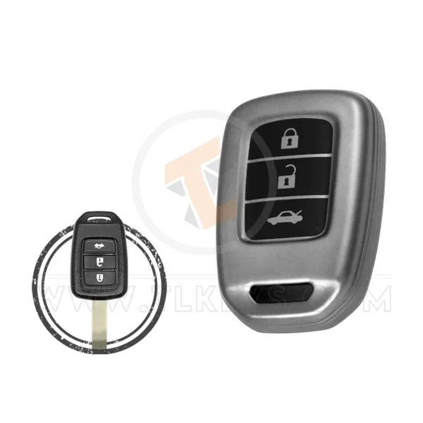 TPU Key Cover Case For Honda Remote Key 3 Button Buttons 3