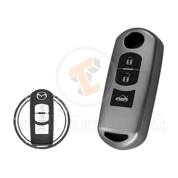 TPU Key Fob Cover Case For Mazda 3 6 CX-5 CX-9 Sma Status Aftermarket