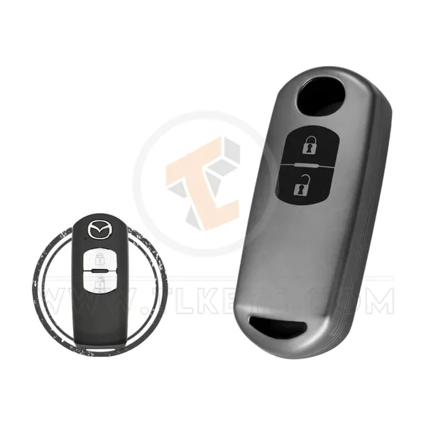 TPU Key Fob Cover Case For Mazda 3 CX-5 CX-7 Smart Buttons 2